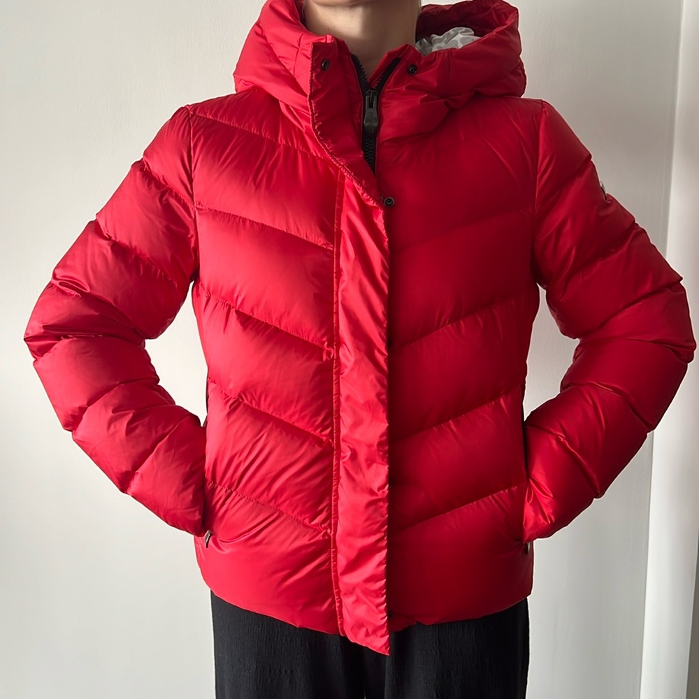 Post Card Courcheval Puffer Down Jacket in Red NWT